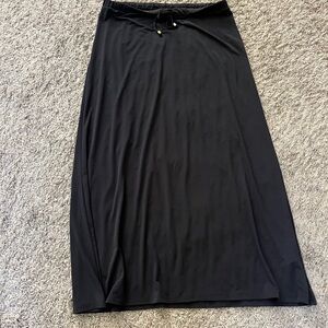 Michael kors black long skirt size large